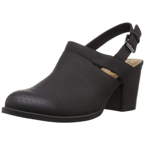 Natural Soul Shoes - NWT Natural Soul Tally Black Ankle Strap Heel Shoe